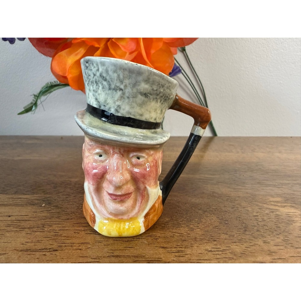 Vintage Lancaster Sandland Mr Micawber Character Jug Dickens England Retro